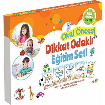 Okul Öncesi Dikkat Odaklı Eğitim Seti 3-4 Yaş Celal Akbaş