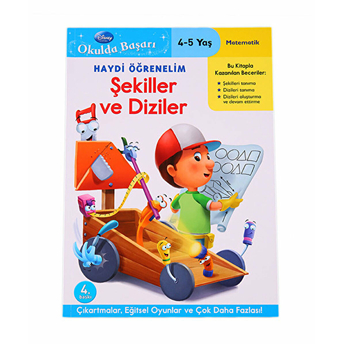 Okulda Başarı 01 - Haydi Öğrenelim Şekiller Ve Diziler (4-5 Yaş) Kolektif