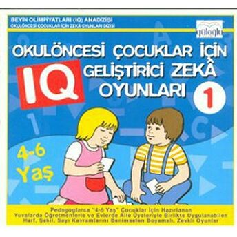 Okulöncesi Çocuklar Için Iq Geliştirici Zeka Oyunları 1 Kolektif