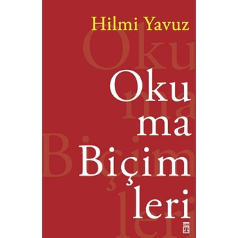 Okuma Biçimleri Hilmi Yavuz