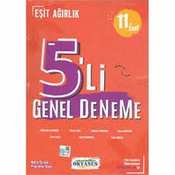 Okyanus 11. Sınıf 5'Li Genel Deneme Eşit Ağırlık Kolektif