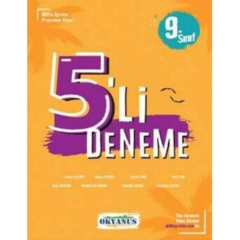 Okyanus 9. Sınıf 5 Li Deneme Ümit Can