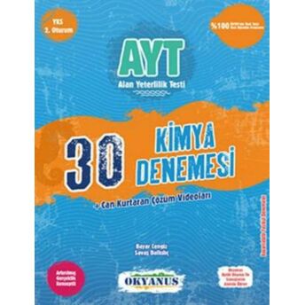 Okyanus Ayt 30 Kimya Denemesi (Yeni) Bayar Cengiz, Savaş Dalkılıç