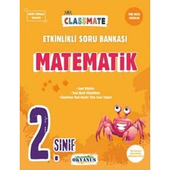 Okyanus Yayınları 2. Sınıf Classmate Matematik Etkinlikli Soru Bankası Komisyon