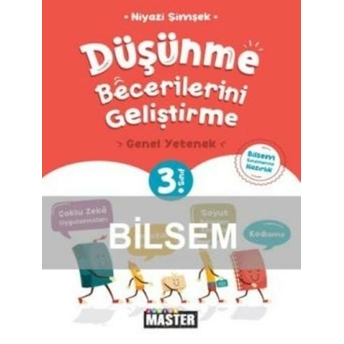 Okyanus Yayınları 3. Sınıf Bilsem Junior Master Düşünme Becerilerini Geliştirme Genel Yetenek Niyazi Şimşek