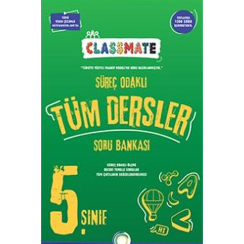 Okyanus Yayınları 5. Sınıf Tüm Dersler Classmate Süreç Odaklı Soru Bankası Komisyon