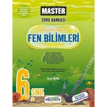 Okyanus Yayınları 6. Sınıf Fen Bilimleri Master Soru Bankası Komisyon