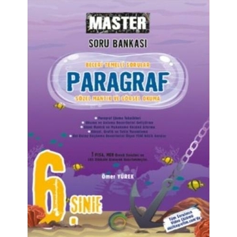 Okyanus Yayınları 6. Sınıf Paragraf Master Soru Bankası Ömer Yürek