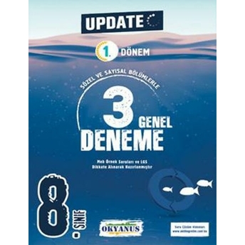 Okyanus Yayınları 8. Sınıf Lgs 1. Dönem Update 3 Genel Deneme Komisyon