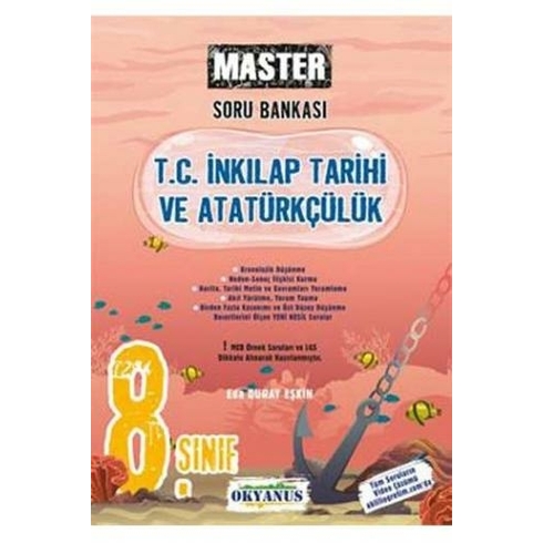 Okyanus Yayınları 8. Sınıf Master T. C. Inkılap Tarihi Ve Atatürkçülük Soru Bankası