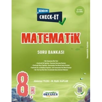 Okyanus Yayınları 8. Sınıf Matematik Kendini Check-Et Soru Bankası Abdulnur Yıldız