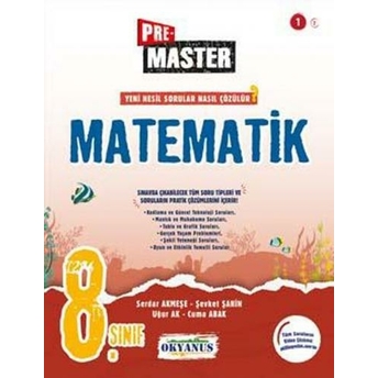 Okyanus Yayınları 8. Sınıf Matematik Premaster Soru Bankası Serdar Akmeşe