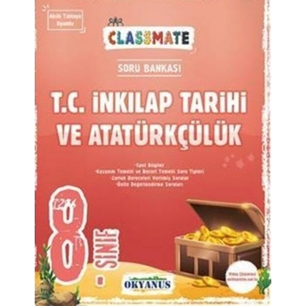 Okyanus Yayınları 8. Sınıf T.c. Inkılap Tarihi Ve Atatürkçülük Classmate Soru Bankası Sultan Özkaya