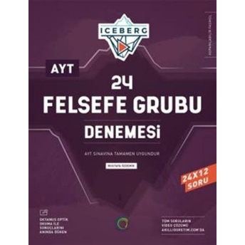 Okyanus Yayınları Ayt Felsefe Grubu Iceberg 24 Deneme Mustafa Özdemir