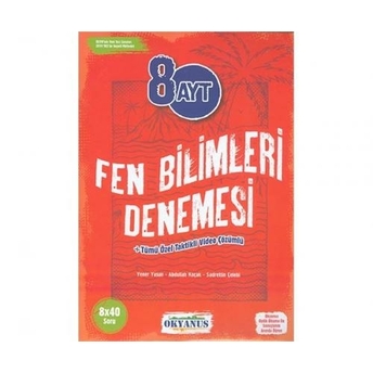 Okyanus Yayınları Ayt Fen Bilimleri 8Li Deneme Komisyon