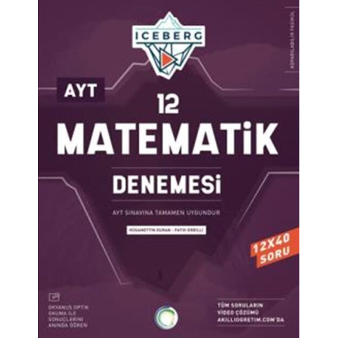 Okyanus Yayınları Ayt Matematik 12 Denemesi Fatih Erbilli