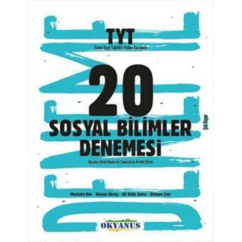 Okyanus Yayınları Tyt 20 Sosyal Bilimler Denemeleri