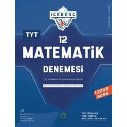 Okyanus Yayınları Tyt Iceberg 12 Matematik Denemesi Komisyon