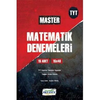 Okyanus Yayınları Tyt Matematik Master 15 Deneme Komisyon