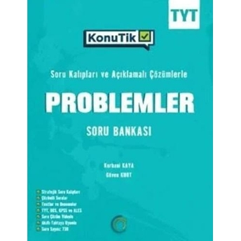 Okyanus Yayınları Tyt Problemler Konutik Soru Bankası Kurbani Kaya