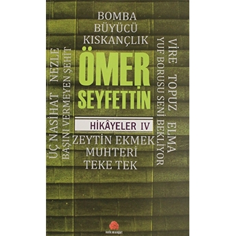 Ömer Seyfettin Hikayeler 4 Ömer Seyfettin