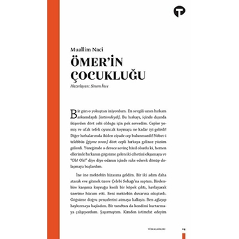 Ömer'in Çocukluğu Muallim Naci