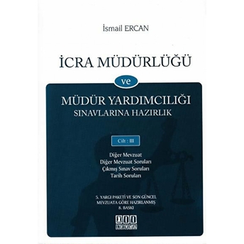 On Iki Levha Icra Müdürlüğü Ve Müdür Yardımcılığı Sınavlarına Hazırlık 3 Cilt Takım - Ismail Ercan