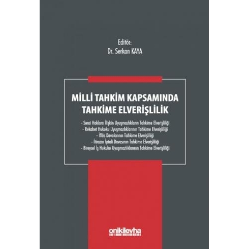 On Iki Levha Yayınları Milli Tahkim Kapsamında Tahkime Elverişlilik