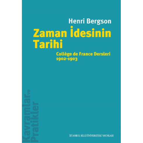 Ön Sipariş Zaman Idesinin Tarihi Henri Bergson