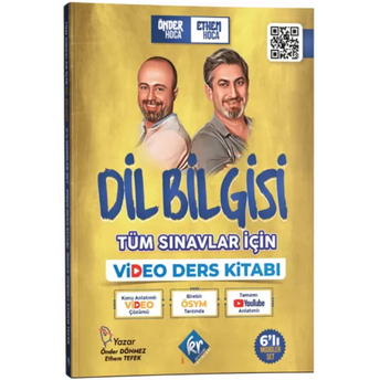 Önder Hoca & Ethem Hoca Tüm Sınavlar Için Dil Bilgisi Video Ders Kitabı Önder Dönmez