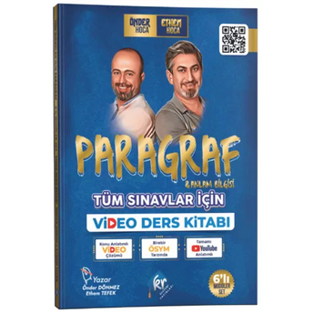 Önder Hoca & Ethem Hoca Tüm Sınavlar Için Paragraf Ve Anlam Bilgisi Video Ders Kitabı Önder Dönmez