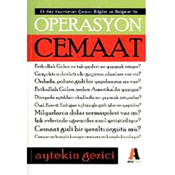 Operasyon Cemaat Aytekin Gezici