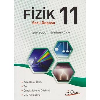 Oran 11. Sınıf Fizik Soru Deposu Rahim Polat, Sabahattin Onay