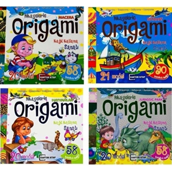 Origami Çocuklar Için (4 Kitap Takım)