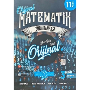 Orijinal Yayınları 11. Sınıf Matematik Orijinal Soru Bankası Barış Altay