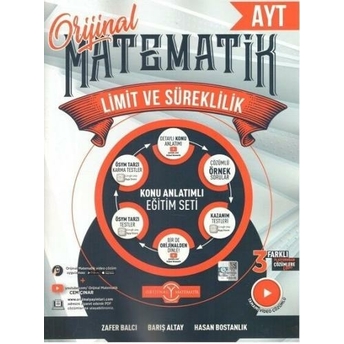 Orijinal Yayınları Ayt Matematik Limit Ve Süreklilik Barış Altay