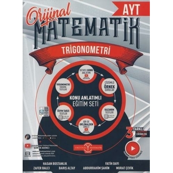 Orijinal Yayınları Ayt Matematik Trigonometri Fatih Dayı