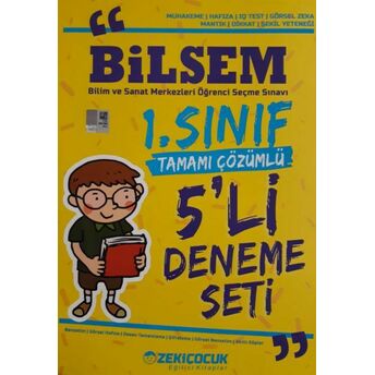 Örnek Akademi 1. Sınıf Bilsem 5'Li Deneme Seti (Yeni) Komisyon