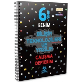 Örnek Akademi 6. Sınıf Benim Bilişim Teknolojileri Ve Yazılım Çalışma Defterim Komisyon