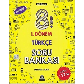 Örnek Akademi 8. Sınıf 1. Dönem Türkçe Soru Bankası 2020-Yeni - Mehmet Adem