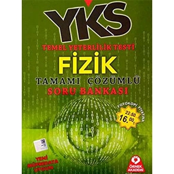 Örnek Akademi Yks Tyt Fizik Tamamı Çözümlü Soru Bankası