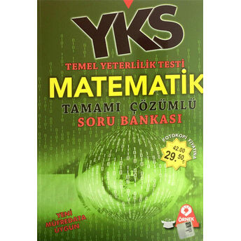 Örnek Akademi Yks Tyt Matematik Tamamı Çözümlü Soru Bankası Komisyon