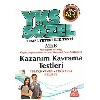 Örnek Akademi Yks-Tyt Sözel Kazanım Kavrama Testleri Komisyon