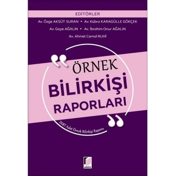 Örnek Bilirkişi Raporları Ahmet Cemal Ruhi