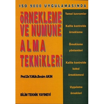 Örnekleme Ve Numune Alma Teknikleri Iso 9000 Uygulamasında