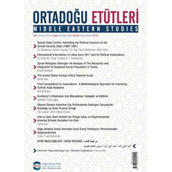 Ortadoğu Etütleri Cilt: 11 Sayı: 2 Aralık 2019 Kolektif