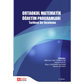 Ortaokul Matematik Öğretim Programlarıtarihsel Bir Inceleme