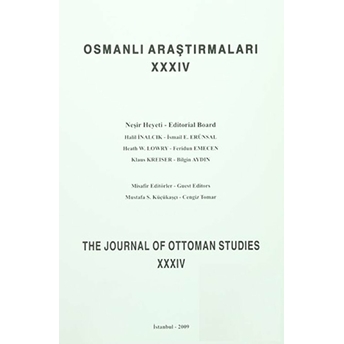 Osmanlı Araştırmaları - The Journal Of Ottoman Studies Sayı: 34 Kolektif