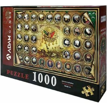 Osmanlı Sultanları 1000 Parça Puzzle 48X68