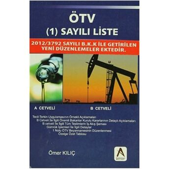 Ötv (1) Sayılı Liste Ömer Kılıç